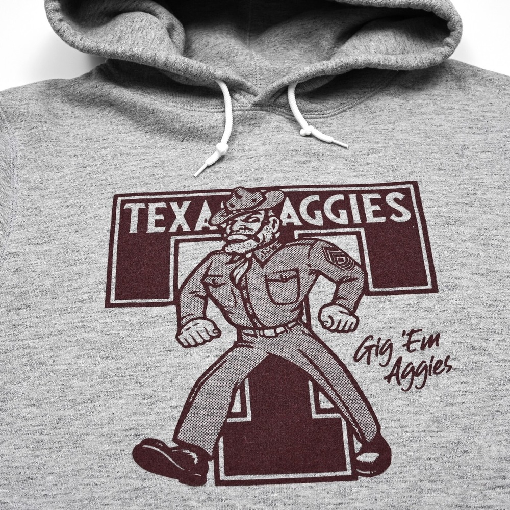Charlie Hustle‎ Texas A&M Aggies Sweatshirt Hoodie Adult XXL Gig'Em 12th Man